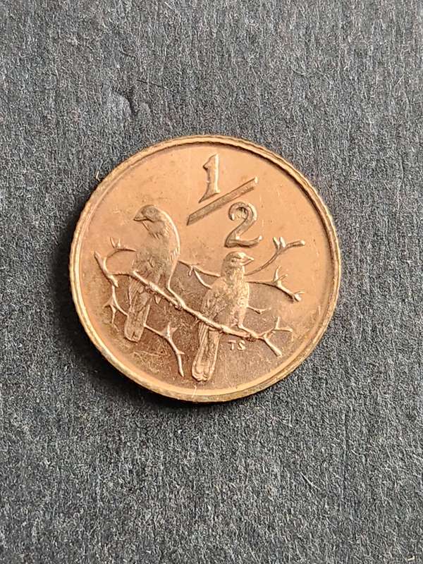 Republic 1/2 Cents 1974 Proof - as per photograph