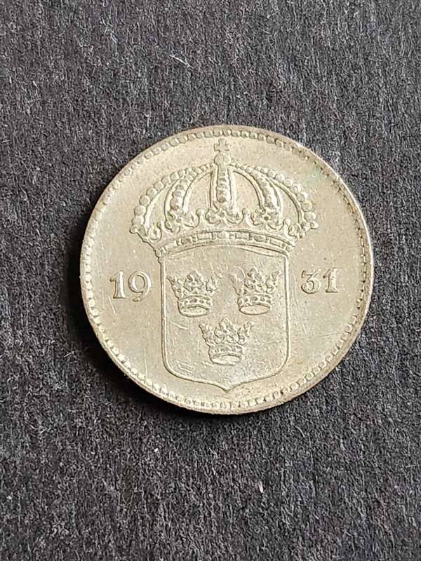 Sweden 10 Ore 1931 - as per photograph
