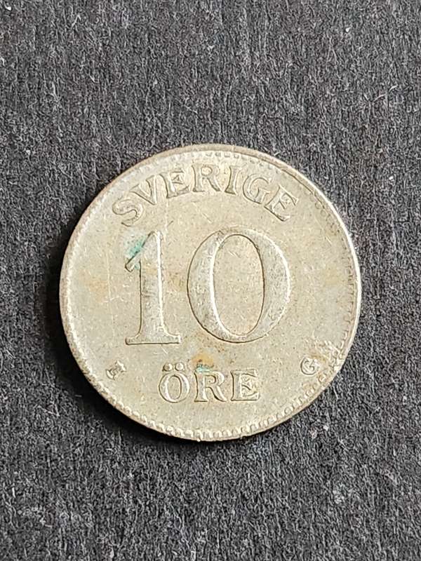 Sweden 10 Ore 1931 - as per photograph