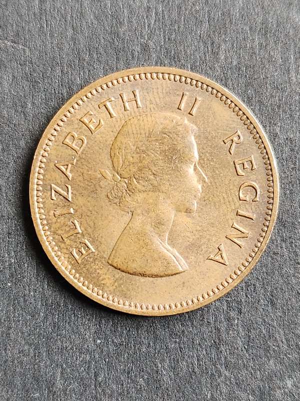 Union 1/2 Penny 1953 EF+/UNC  - as per photograph
