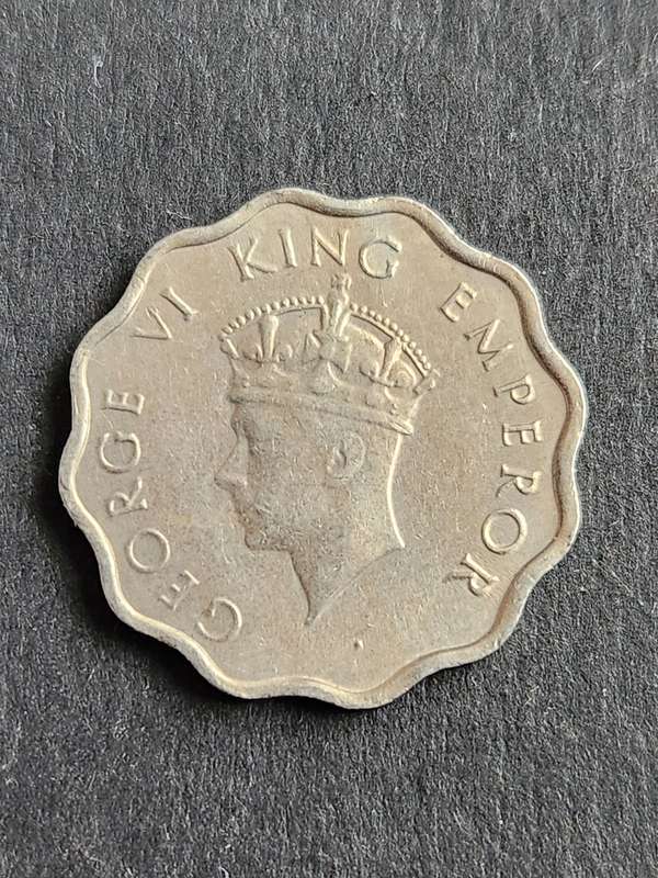 India One Anna 1939 - as per photograph