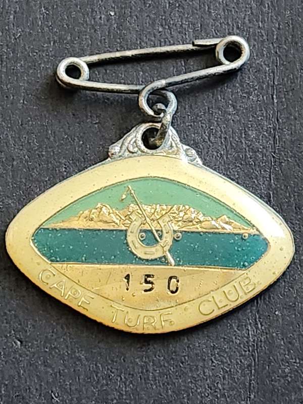 Cape Turf Club Badge 1978 no. 150 - as per photograph