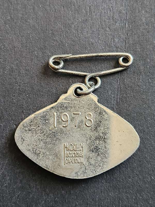 Cape Turf Club Badge 1978 no. 150 - as per photograph