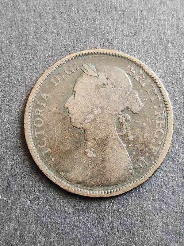 UK 1/2 Penny Queen Victoria 1888 - as per photograph