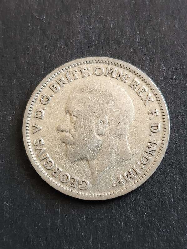 UK Sixpence 1936 Silver- as per photograph
