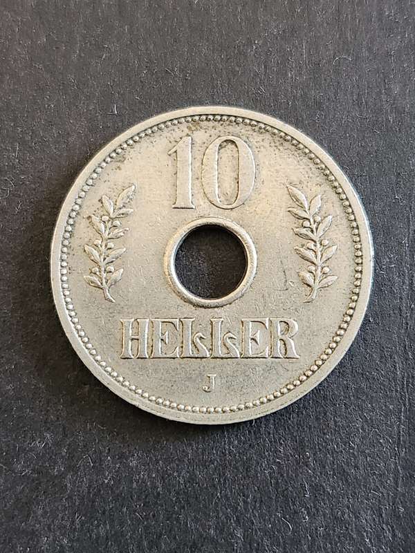 Deutsch Ostafrika 10 Heller 1914J - as per photograph
