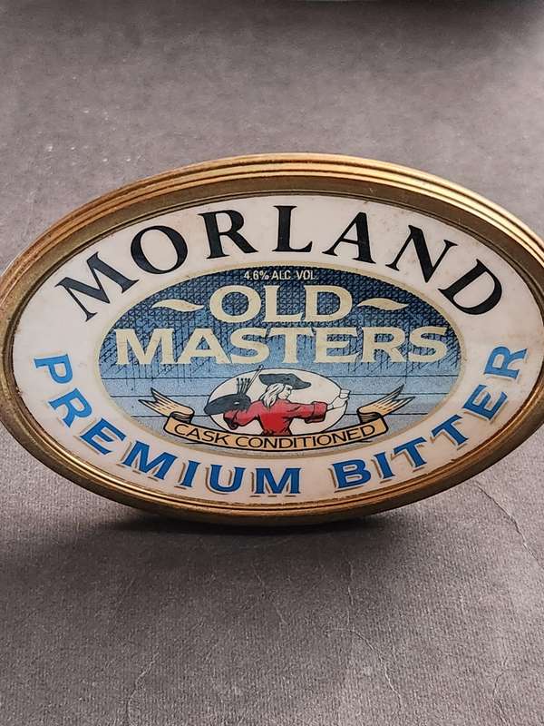 Vintage Heavy Brass Morand Premium Bitter Beer Pump Clip - as per photograph