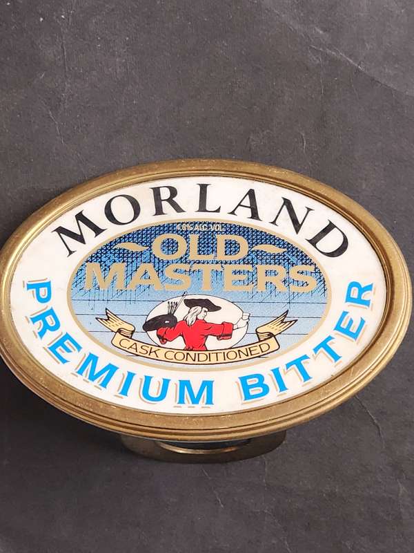Vintage Heavy Brass Morand Premium Bitter Beer Pump Clip - as per photograph