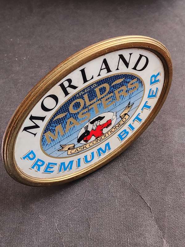 Vintage Heavy Brass Morand Premium Bitter Beer Pump Clip - as per photograph