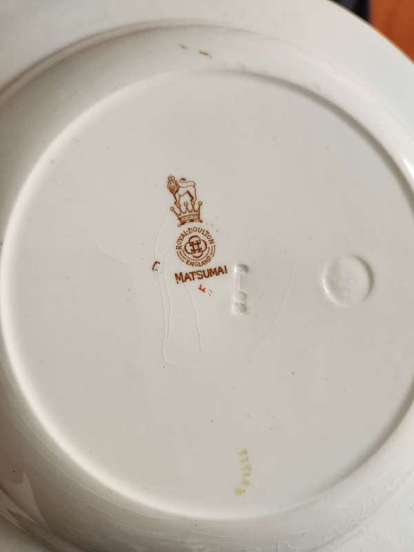 Royal Doulton Matsumai Plate 245mm x 245mm - as per photograph