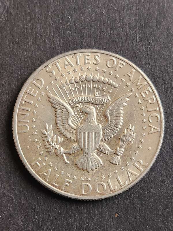 USA Kennedy 1/2 Dollar 1965 EF+ - as per photograph