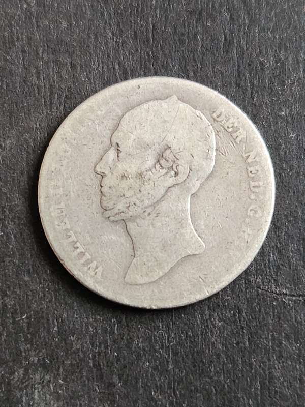 Nederlands 1/2 Gulden 1847 Silver .945 - as per photograph