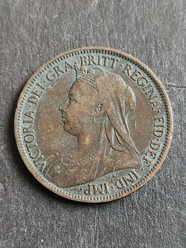 UK 1/2 Penny 1896 - as per photograph