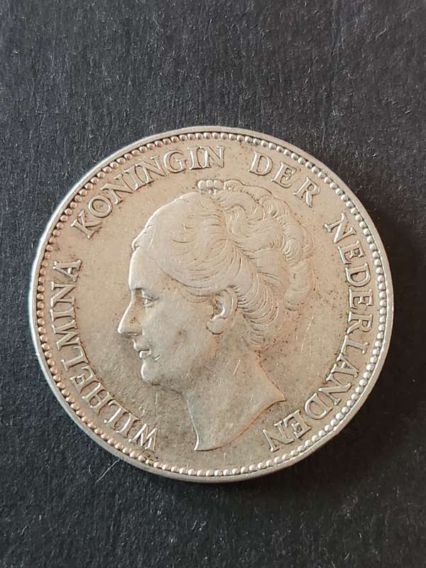 Nederlands One Gulden 1931  .720 Silver - as per photograph