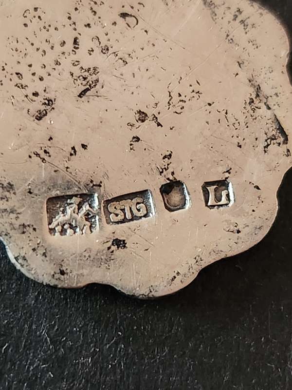 St. Christopher Sterling Silver Pendant 4.9g - as per photograph