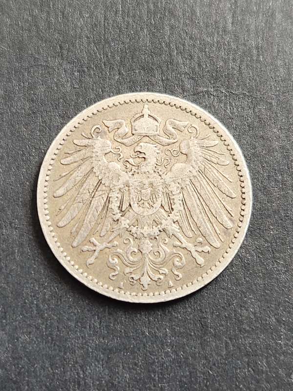 Deutsches Reich 1 Mark 1898 Silver- as per photograph