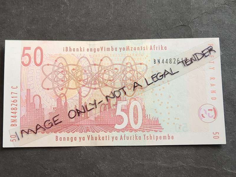 Gill Marcus 50 Rand Note 1st issue 2009 (nice condition)- as per photograph