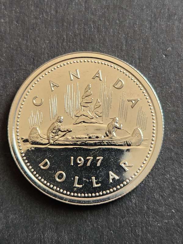 Canada One Dollar 1977 BU - as per photograph
