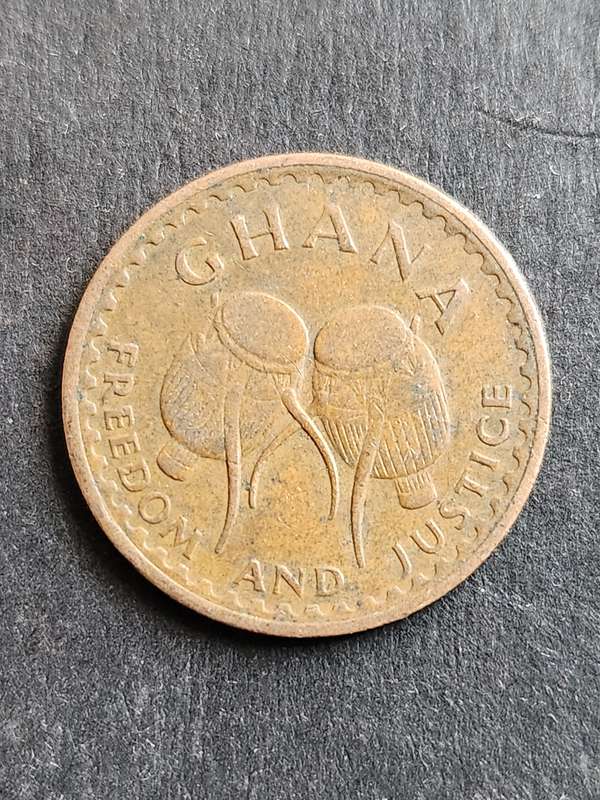 Ghana 1/2 Pesewa 1967 - as per photograph