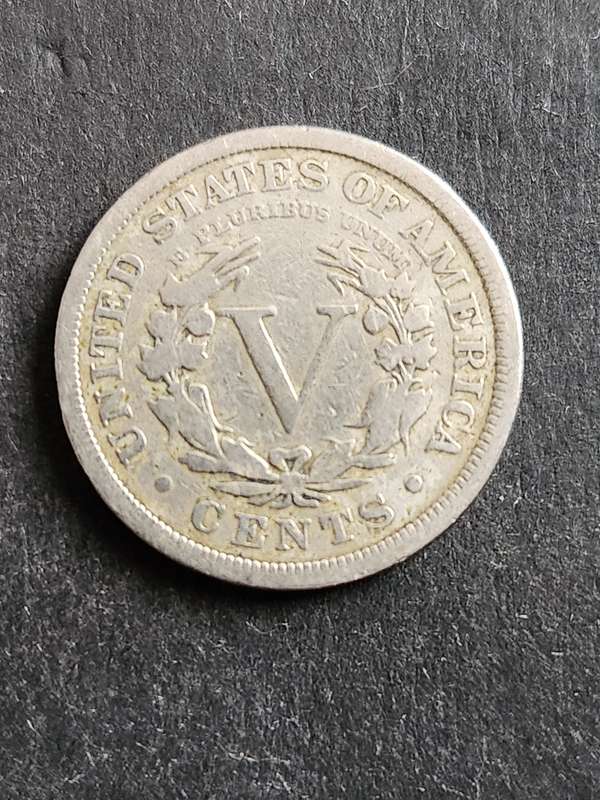 USA V Cents 1891 - as per photograph