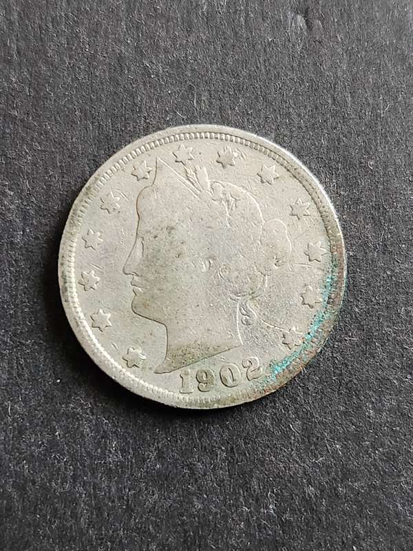 USA V Cents 1902 - as per photograph