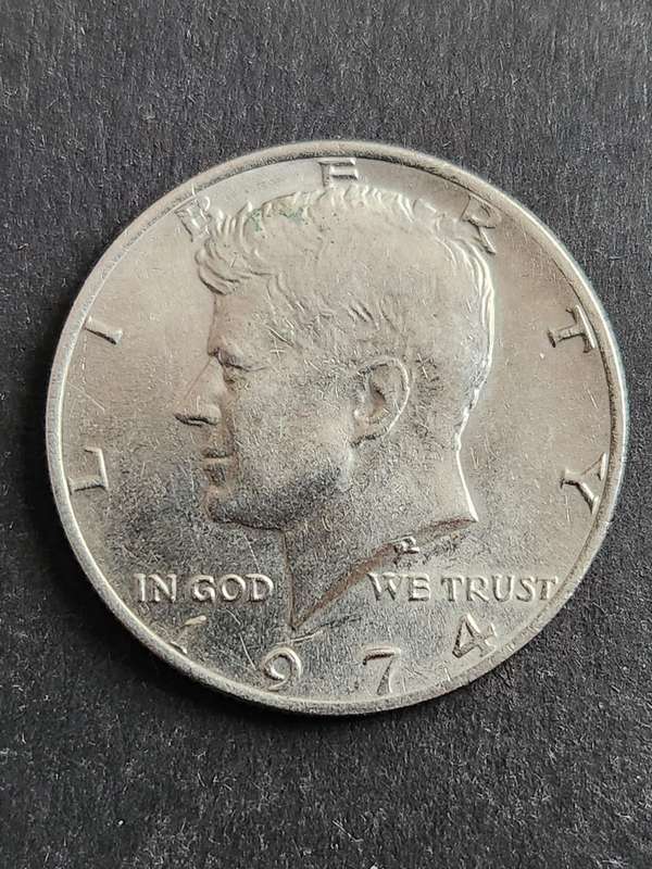 USA Kennedy  1/2 Dollar 1974 - as per photograph