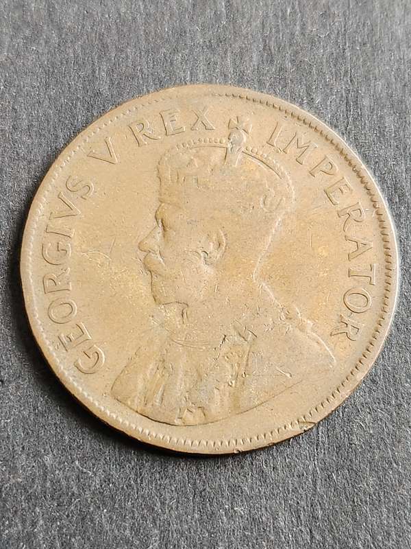 Union One Penny 1934 - as per photograph