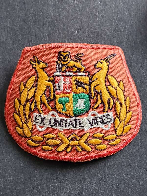 Old SA Defence Force Regimental Sergeant Major Rank Badge (excellent condition) - as per photograph