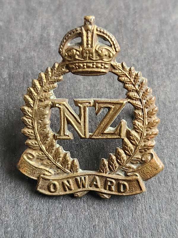 New Zealand Onward Cap Badge - as per photograph