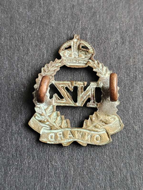 New Zealand Onward Cap Badge - as per photograph