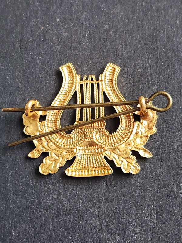 Royal Airforce Bandsman Arm Badge, anodised Aliminium Stay Bright, Musician RAF - as per photograph
