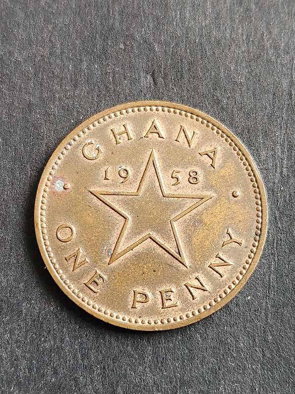 Ghana One Shilling 1958 - as per photograph