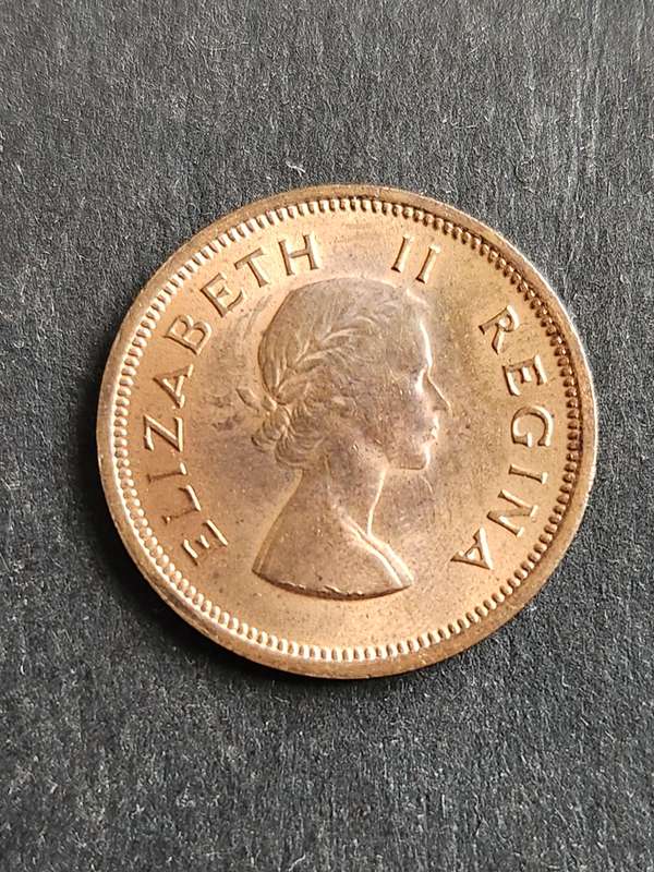 Union Farthing 1958 (nice condition) - as per photograph