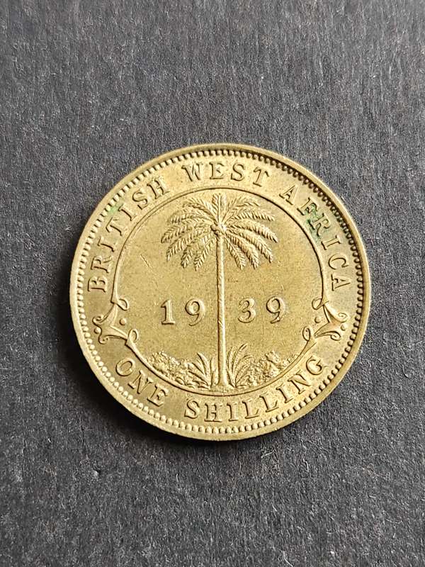 British West Africa One Shilling 1939 (nice condition) - as per photograph