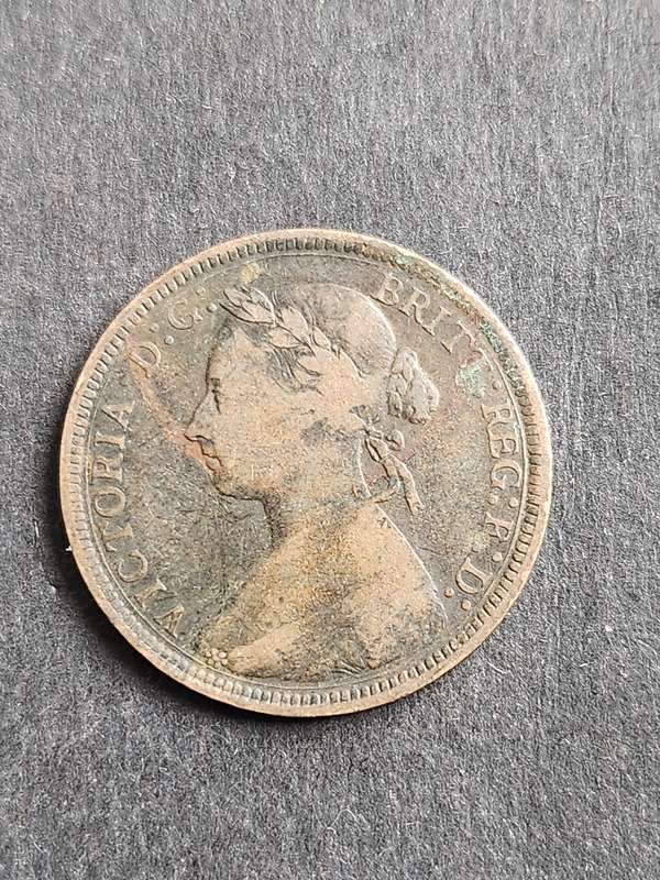 UK 1/2 Penny 1890 - as per photograph
