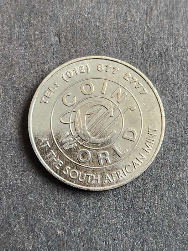 SA Mint Coin World Token 2005 - as per photograph