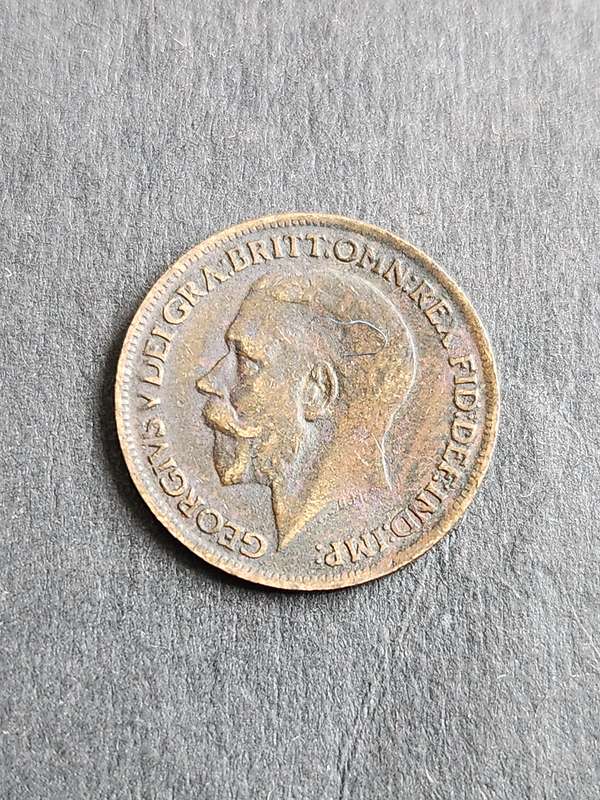 UK Farthing 1917 - as per photograph