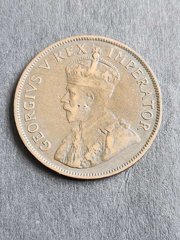 Union One Penny 1933 - as per photograph