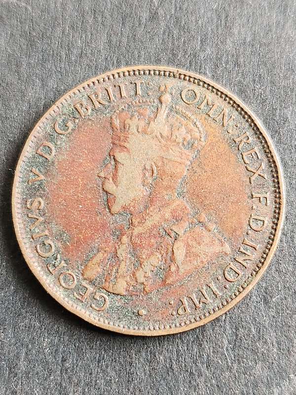 Commonwealth of Australia One Half Penny 1933 - as per photograph