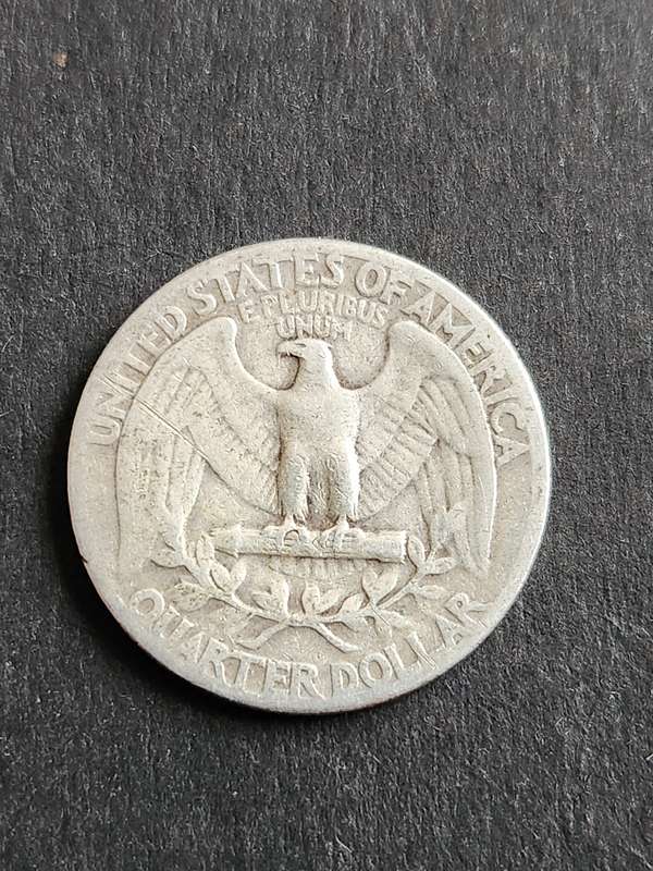 USA 1/4 Dollar 1945 Silver- as per photograph