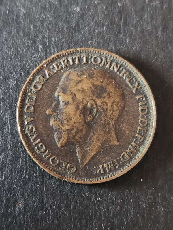 UK Farthing 1917 - as per photograph