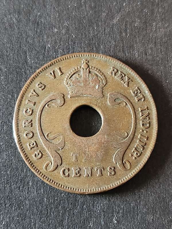 East Africa 10 Cents 1941 - as per photograph