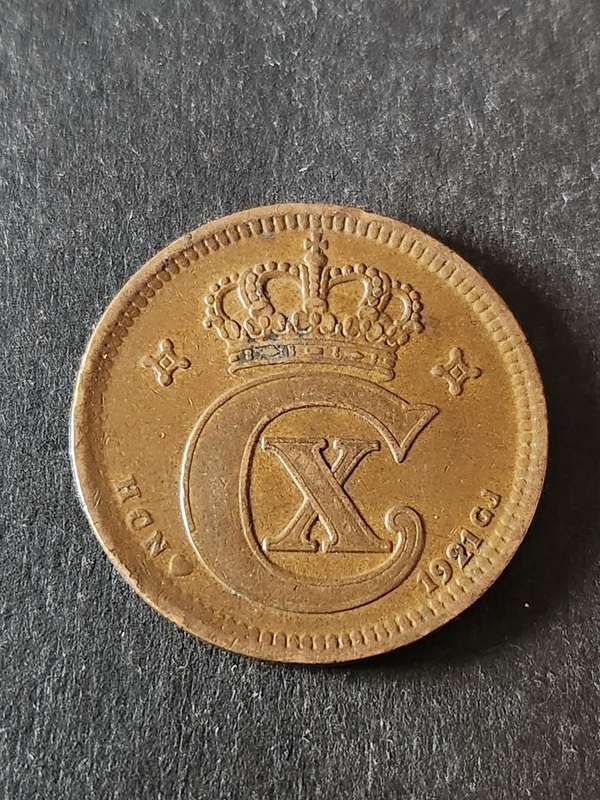 Denmark 5 Ore 1921 - as per photograph