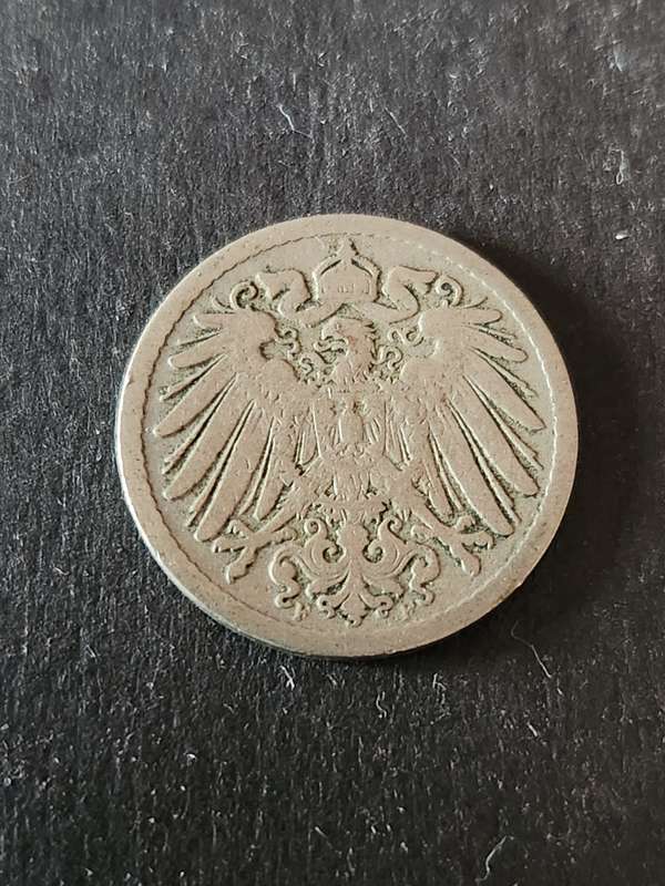 Deutsches Reich 5 Pfennig 1890 - as per photograph