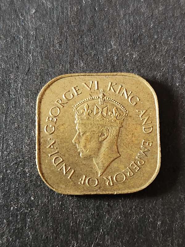 Ceylon 5 Cents 1942 - as per photograph