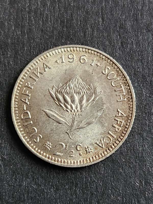 Republic 2 1/2 Cents 1961 (nice condition)