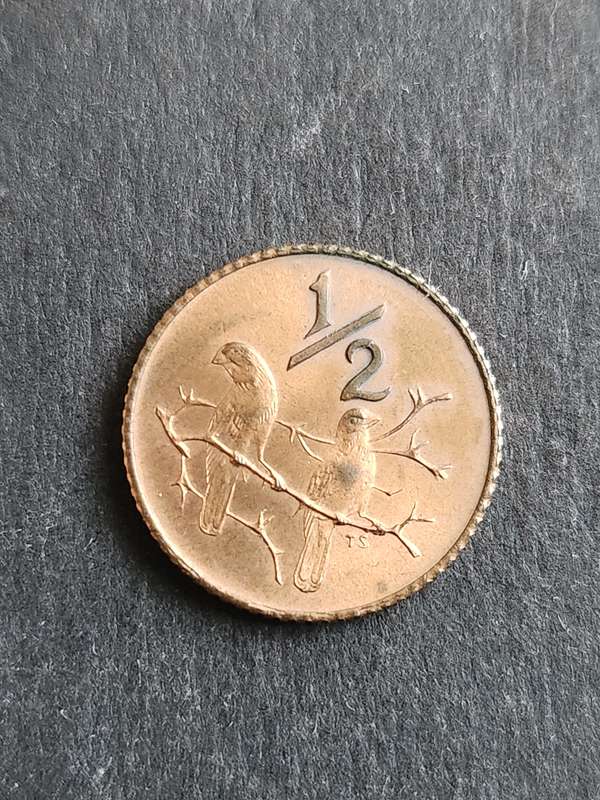 Republic 1/2 Cents 1973 UNC