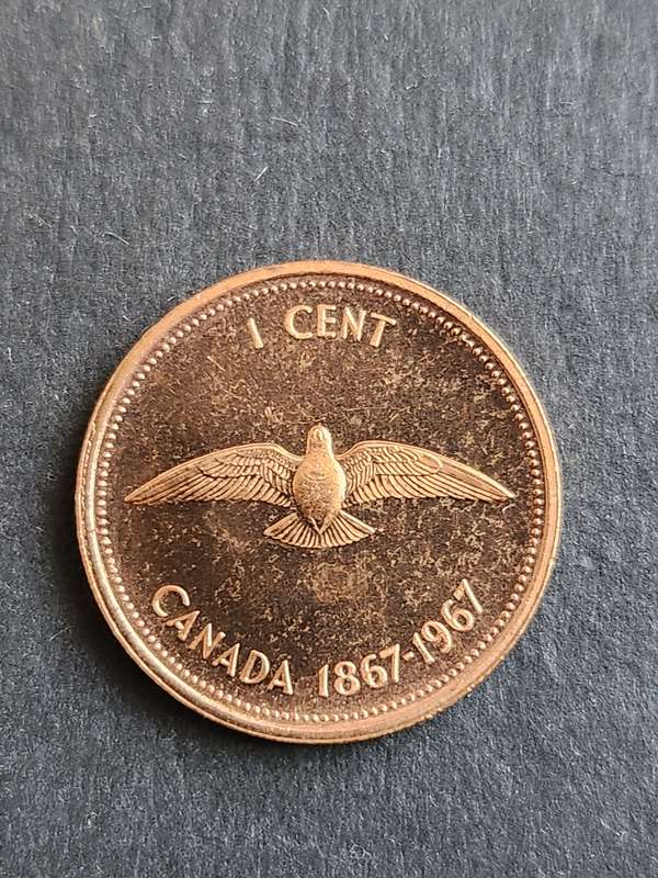Canada One Cent 1967 UNC
