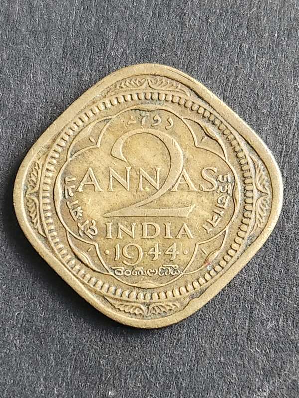 India 2 Annas 1944