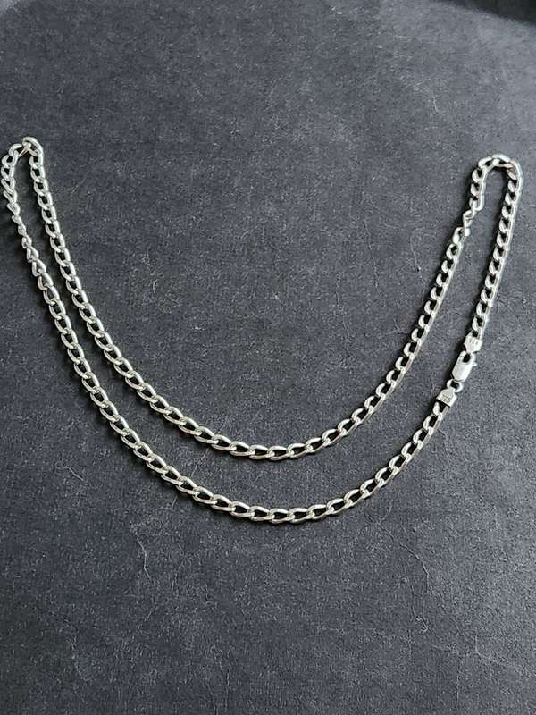 Vintage Sterling Silver Chain 19.6g .925 - 600mm